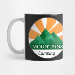 Mountains Sticker, For Norway Lovers, Travel Mug
